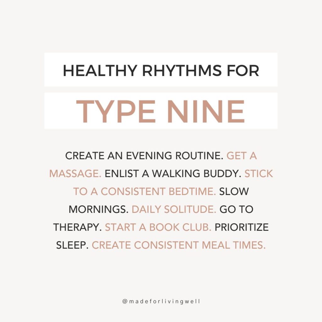 Want to be healthy as an enneagram nine? Inside I teach you how to use your type for health, along with practical steps to make it happen.