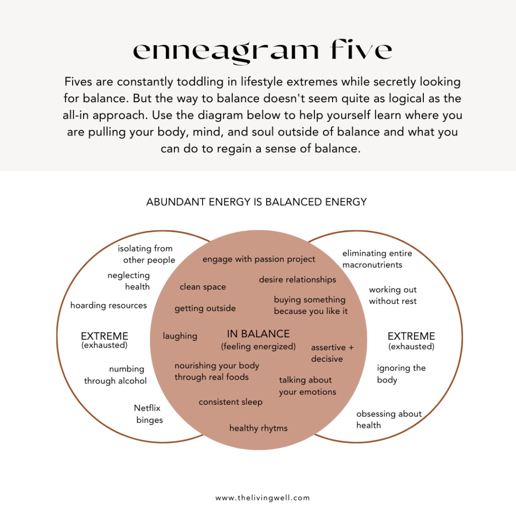 Enneagram Five Health Tips - The Ultimate Guide - The Living Well
