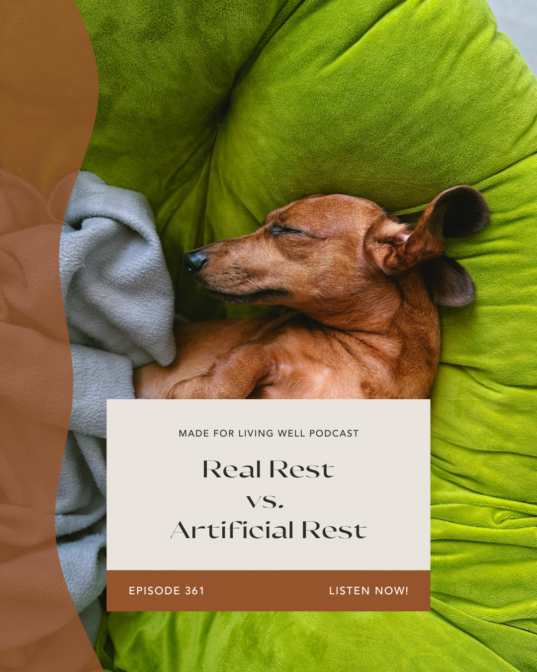 real rest vs. artificial rest