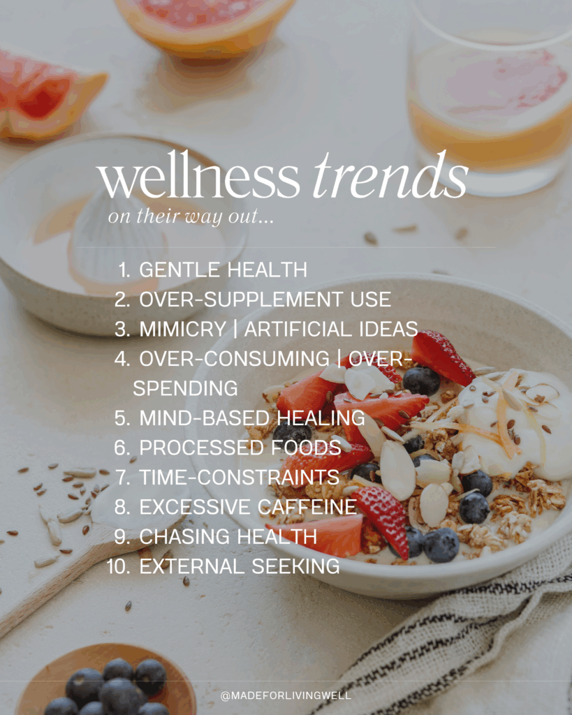 From The Living Well Article We’re Rethinking Health in 2026: Learn What's On Its Way Out