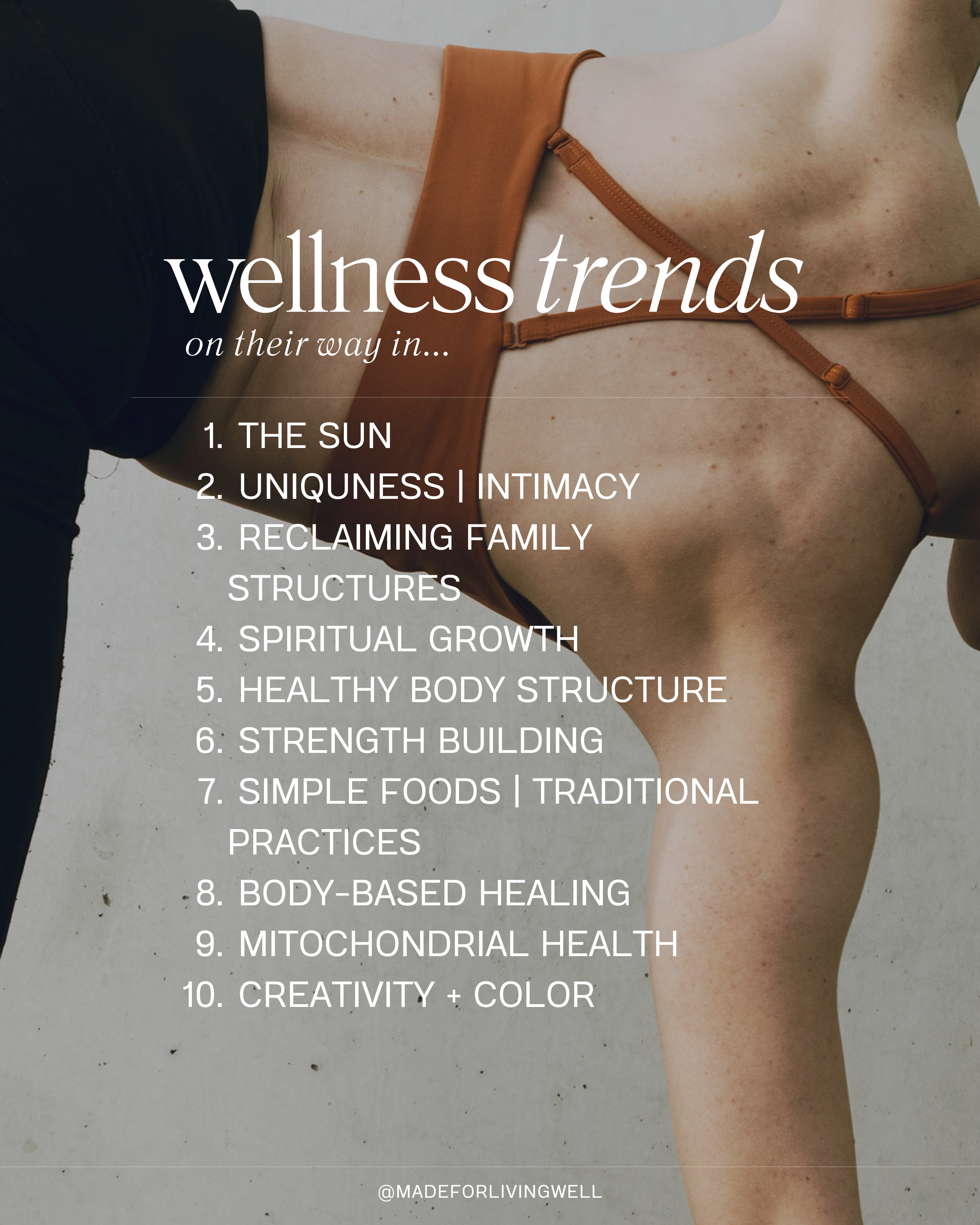 From The Living Well Article We’re Rethinking Health in 2026: Learn What's On Its Way Out