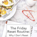 From The Living Well Article The Friday Reset Routine: Why I Don't Reset My Week On Sunday